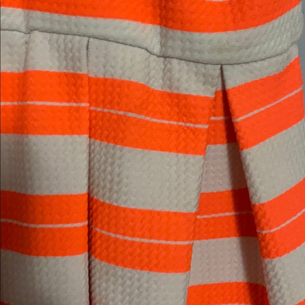 Pink & Violet Orange and White Striped Dress - Picture 3 of 4